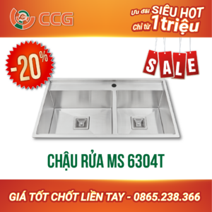 Chậu rửa chén MS 6304T - Malloca